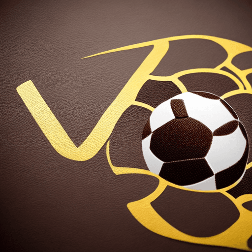 AI generated: crea un logo que tenga de fondo una barra de chocolate y la combine con una pelota de futbol
