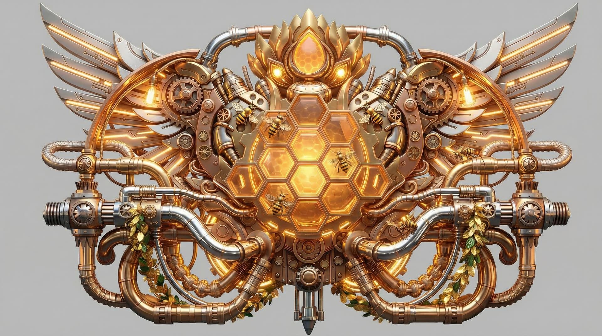 AI generated: animate the warm bulbs lits switching on and off due to a loos connection pulsating feel and animate...