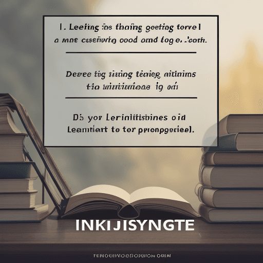 AI generated:  Learning is a constant process of discovery - a process without end. 