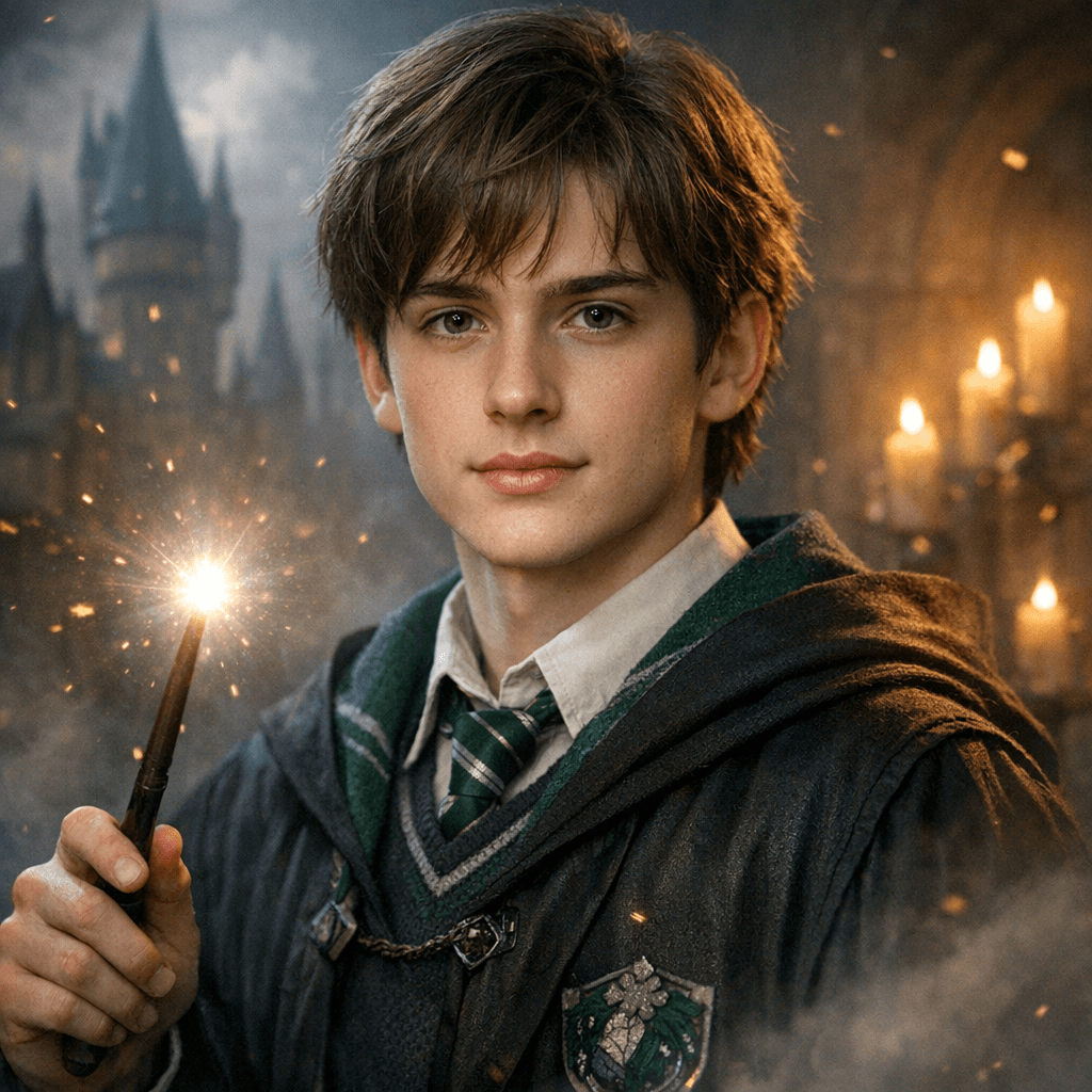 AI generated: Create a highly detailed cinematic portrait based on the facial features from the reference photo.
T...