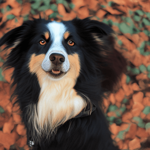 AI generated: border collie, T-Shirt, lofi colors, lofi vibes, extra eyes detail,