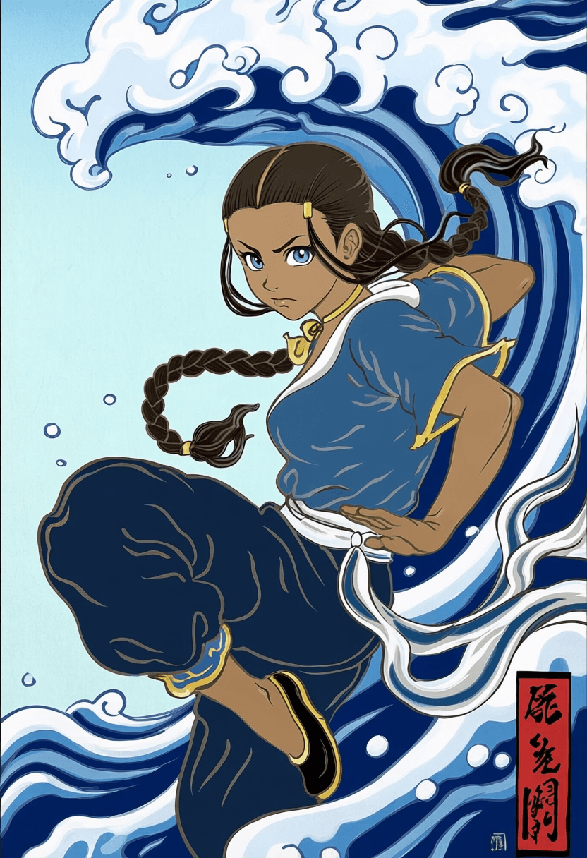Traditional japanese art Anima/Pony