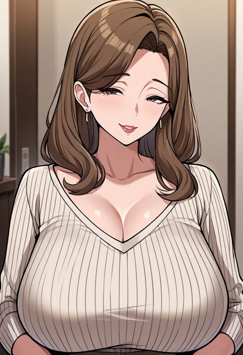 AI generated: milf mother japanese, huge breasts