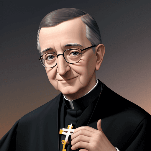 AI generated: Create a Disney character based on Saint Josemaria Escriva