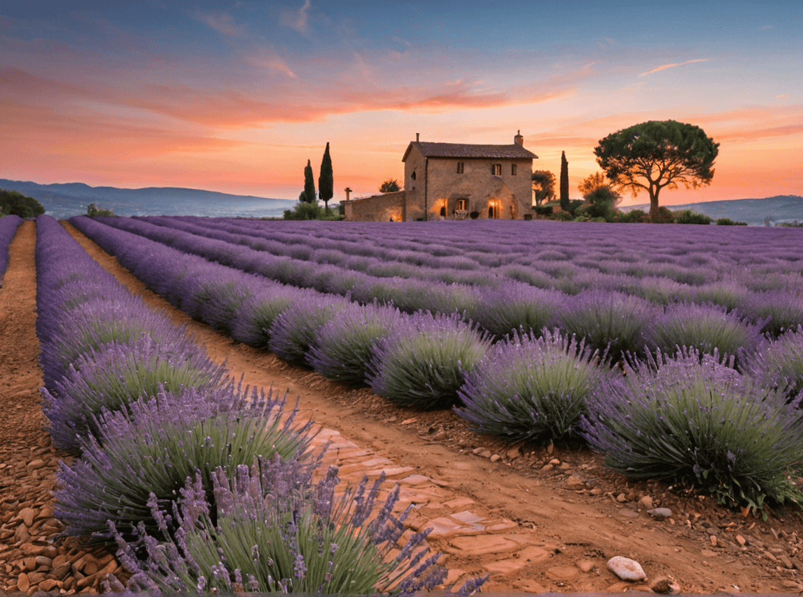 AI generated: a professional photograph capturing the breathtaking beauty of Tuscany using a high-end camera like ...