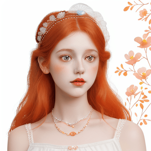 AI generated: A gentle cute woman fox, arte povera style, with transparent watercolor style by Matt Bors, outline,...