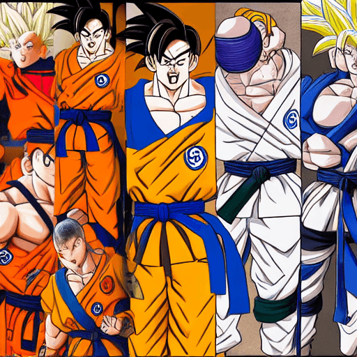 AI generated: "Generate an image of a male character inspired by Dragon Ball and Naohiro Shintani's artistic style...