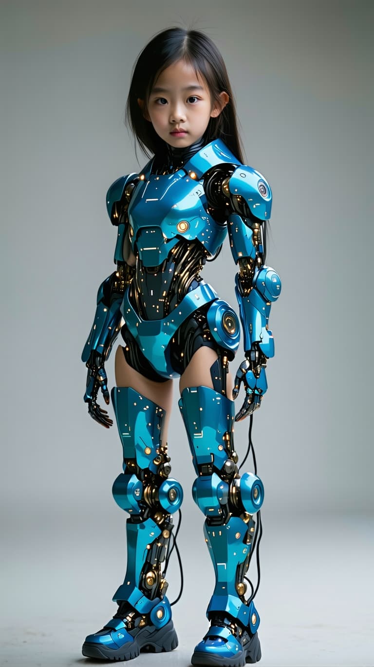 AI generated: exceptionally beautiful tween girl, (futuristic),(masterpiece), (realistic), (perfect anatomy), (Ful...