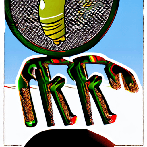 AI generated: clean vector image, logo, png. area 51 ufo crash site, desert, nevada. green alien. ayylmao. bitcoin...