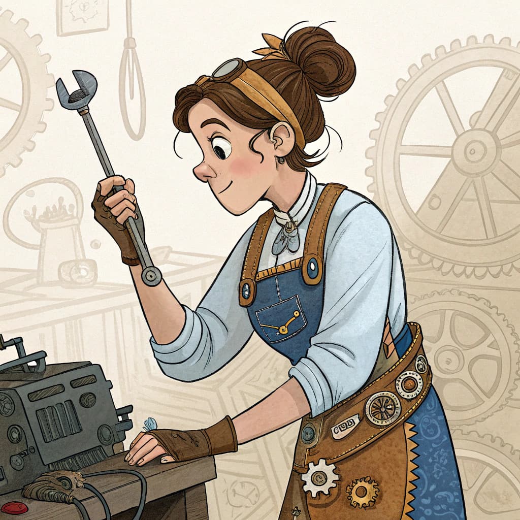 AI generated: Belle the Tinkerer
