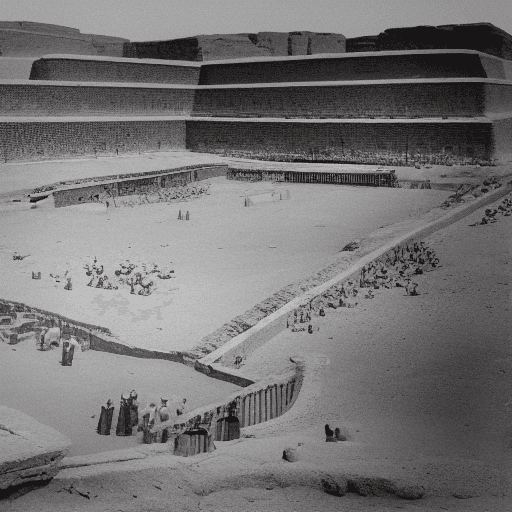 AI generated: photograph Design of a football stadium in the days of the ancient Egyptian Pharaohs
In the presence...