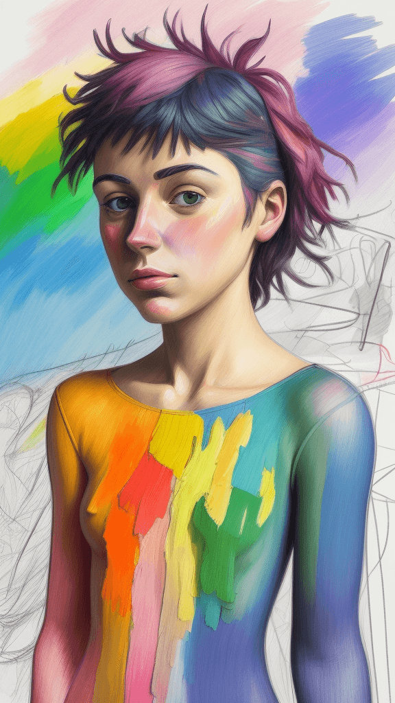 AI generated: realistic conceptual art a fauvism FARC figurative impressionism divisionism technique vibrant impre...
