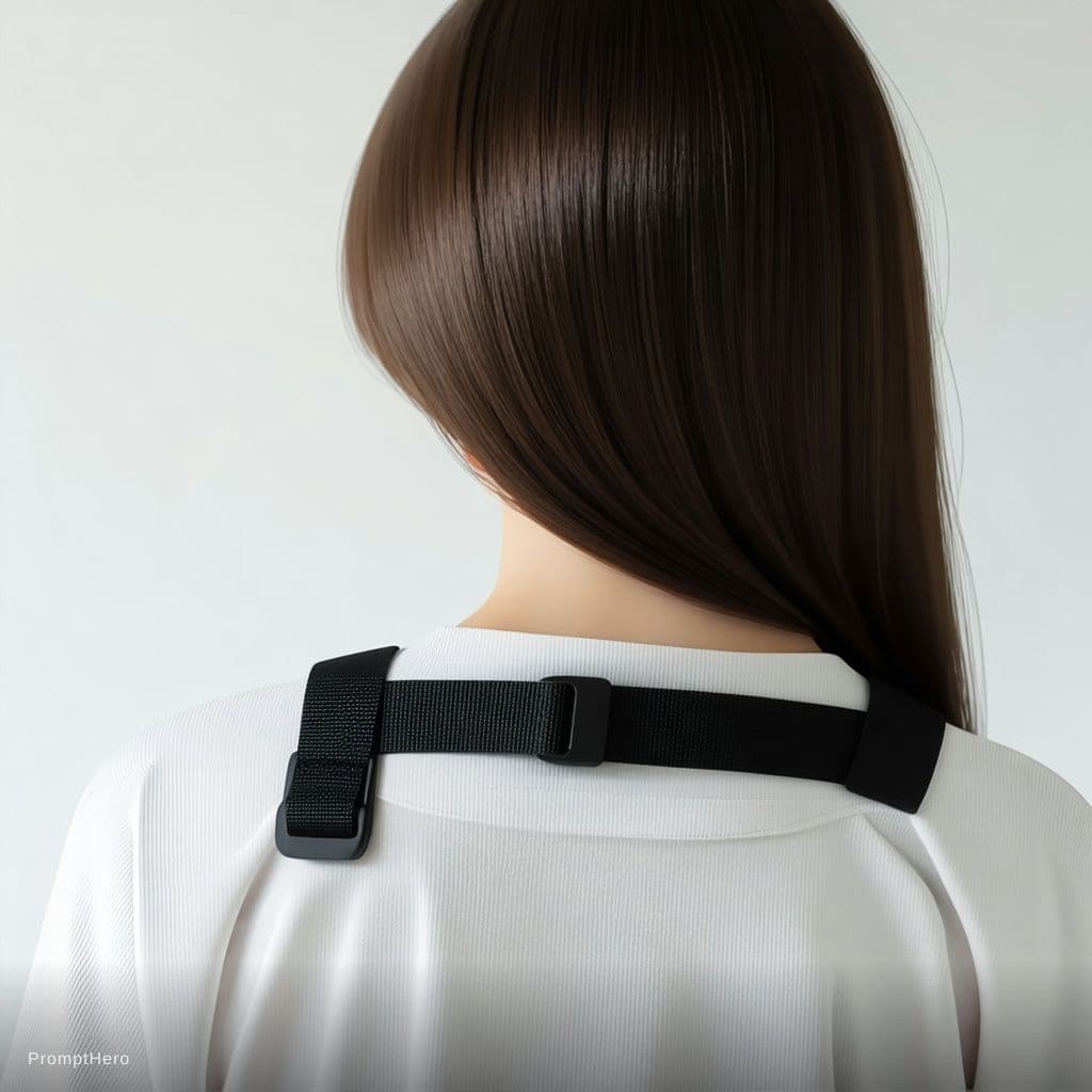 AI generated: strap girl