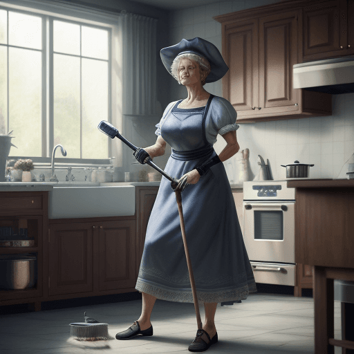 AI generated: hyper realistic photograph of a middle age women full body, very detailed, stoic cinematic 4k epic d...