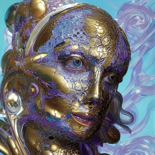 AI generated: visual fiction / visual artist / illustrator, christiano v, in the style of franciszek starowieyski,...