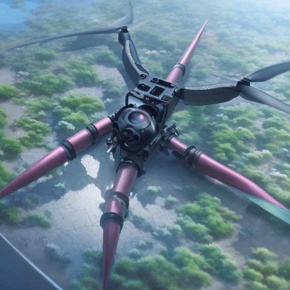 AI generated: Hyper realistic painting of a beautiful dron in an film, hyper detailed, anime, by anime artist, tre...