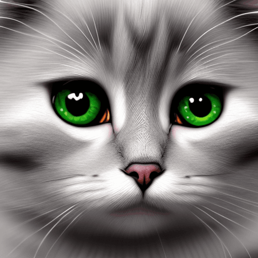 AI generated: cute cat, cat wink, cat theme logo, a smiling cat, art photography style, lovely and cute, fantasy a...