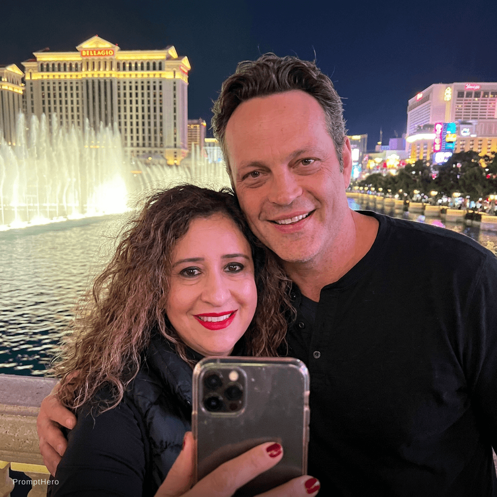 AI generated: With Vince Vaughn in las Vegas 