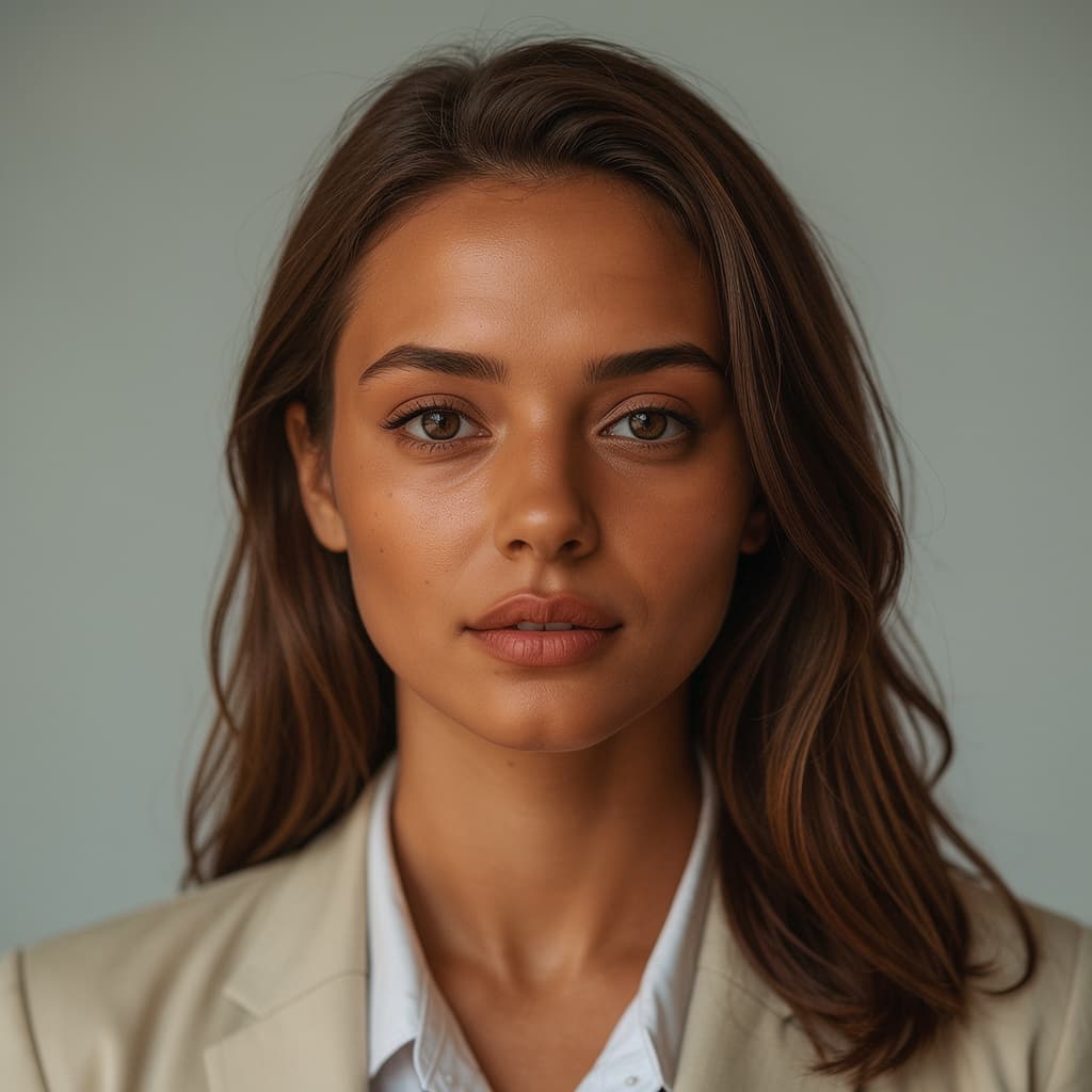 AI generated: light brown woman, atmospheric lighting --chaos 75 --ar 1:2 --profile fkuo5yb --stylize 750 --v 7