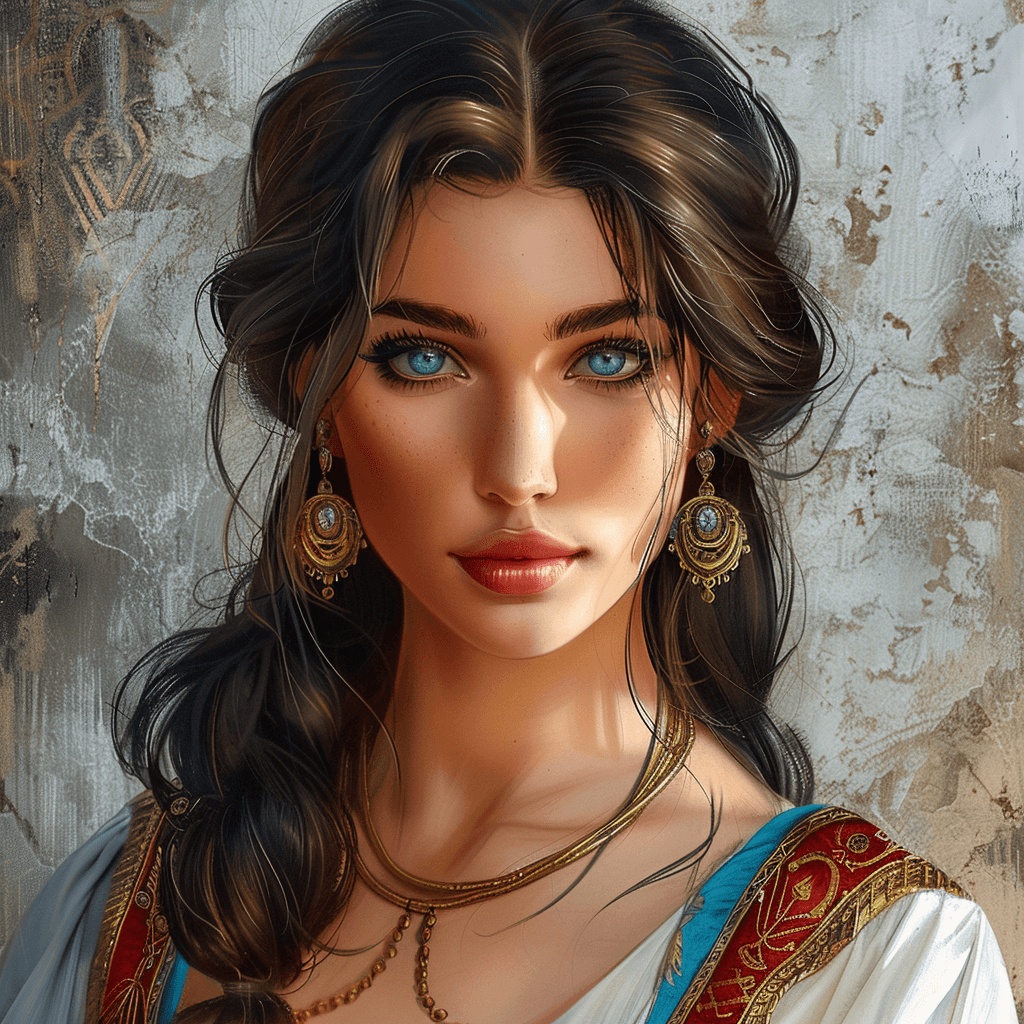 AI generated: Greek beauty...