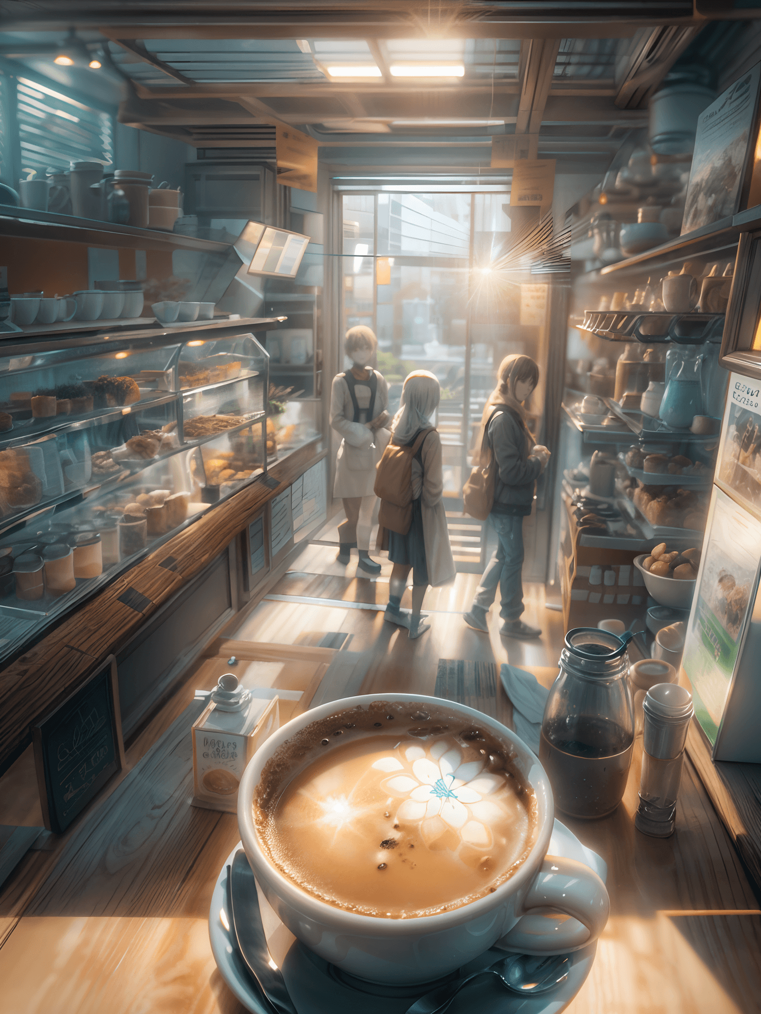 AI generated: (masterpiece), (anime style), shot from above, award winning, extreme close-up shot, centered, focus...