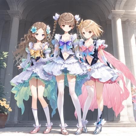 Blue reflection main characters. - Image 1