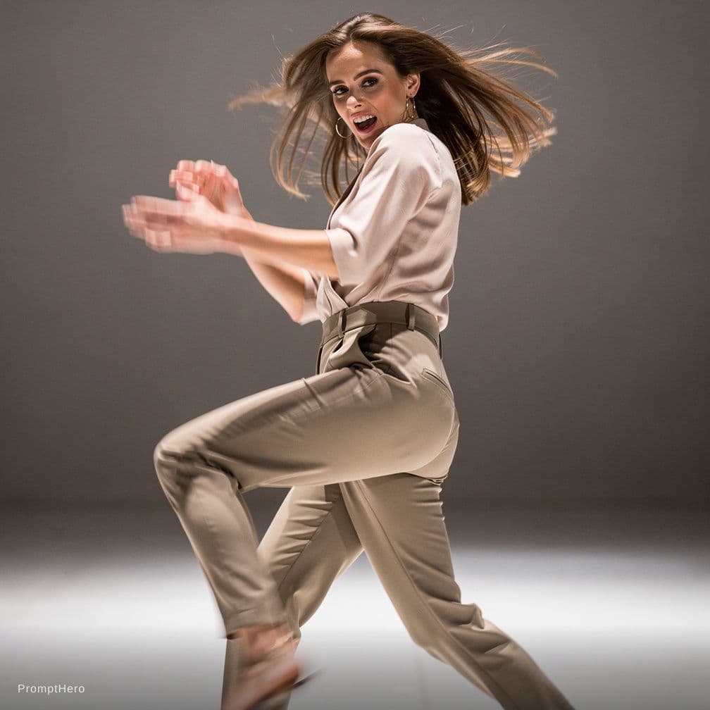 AI generated: Sexy twerk dance by Emma Watson 