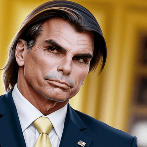 AI generated:  Jair Bolsonaro presidente homem de bem elegante honesto simpático 
