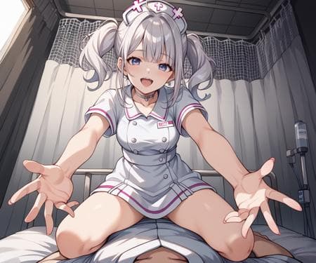 [pony & illustrious] Private Screen (Hospital Curtains) & maybe for Infirmary メディカルカーテン