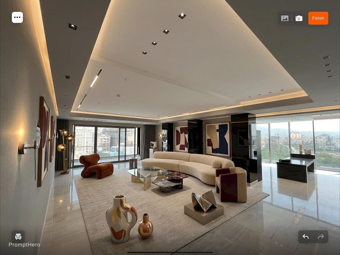 AI generated: Preserve the existing architecture exactly.

Do not modify walls, windows, doors, ceiling, flooring,...