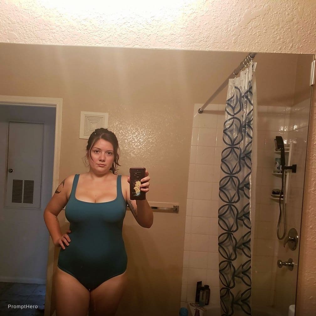 AI generated: Change into micro bikini. Showing everything 