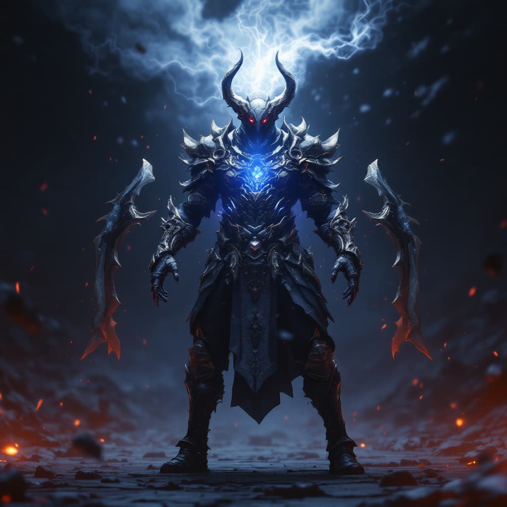 AI generated: character design, void arcanist, mist, photorealistic, octane render, unreal engine, hyper detailed,...