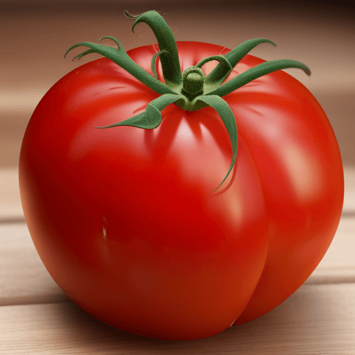 AI generated: A handsome tomato with a beautiful face , 8k , hd , ultra detail