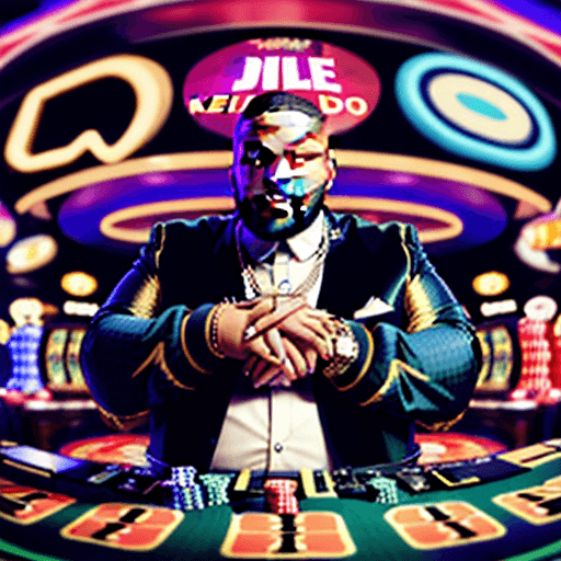 AI generated: Dj khaled in a casino