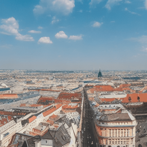 AI generated: Vienna| street| old town| old city| summer| no clouds| comprehensive cinematic| Atmosphere| Masterpi...
