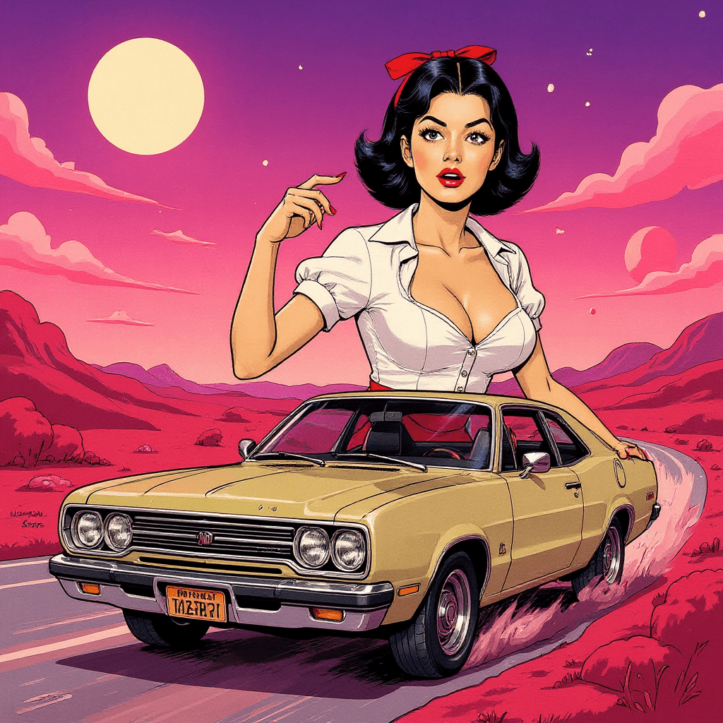 AI generated: She came from Planet Claire
I knew she came from there
She drove a Plymouth Satellite
A-faster th...