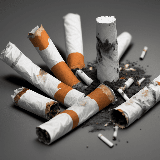 AI generated: ashes of cigarettes