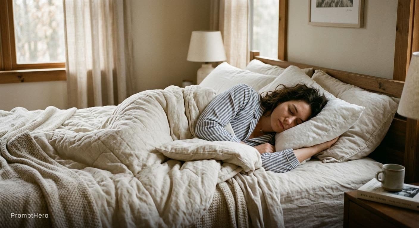 Hero prompt: in bed