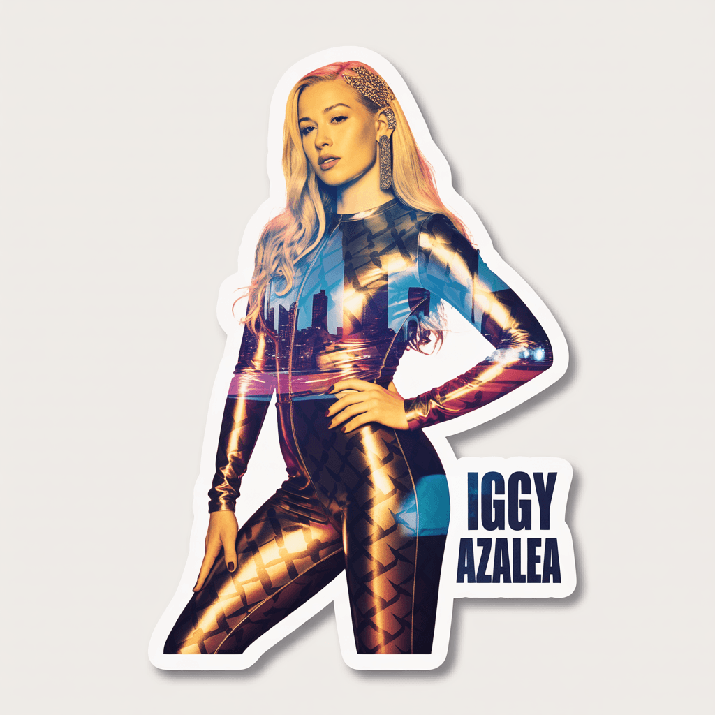 AI generated: Iggy azalea de legging