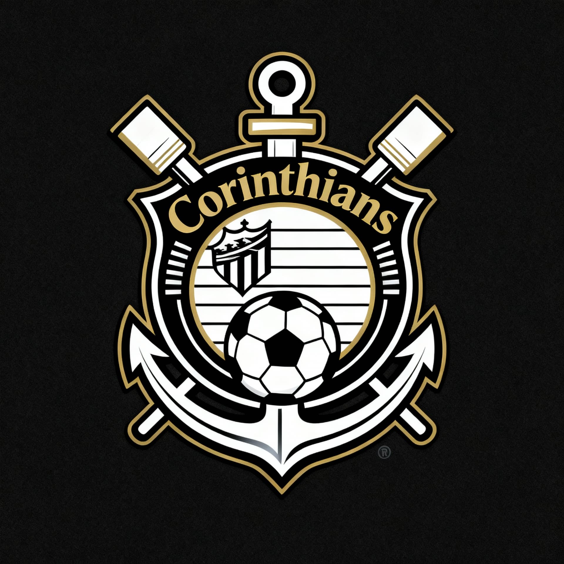 AI generated: Escudo Corinthians espot soccer
