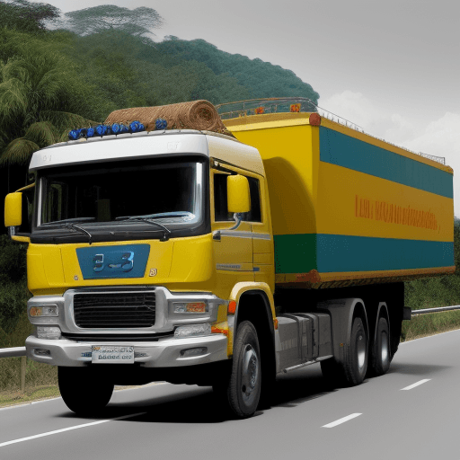 AI generated: véhicule de transport blindée de 8m de long3m de haut,8m de large du venezuela