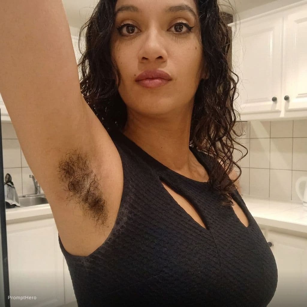 AI generated:  hairy armpit