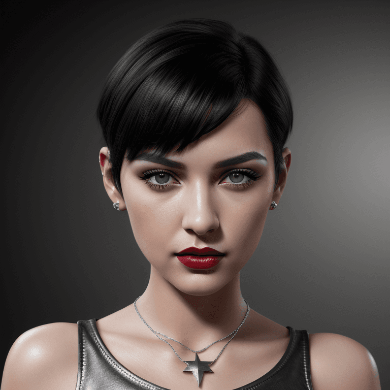 AI generated: hyper realistic headshot photo of a beautiful  american young girl, very beautiful, slim, skinny, th...