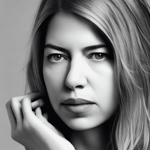 AI generated: sofia coppola, hyper realistic