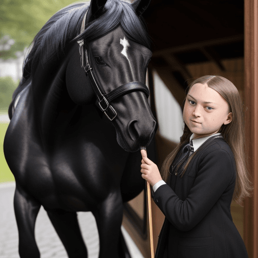 AI generated: black horse penetrates with his pennis the cunt of greta thunberg
