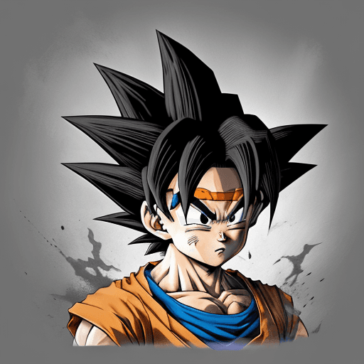 AI generated: goku, in the style of Akira Toriyama, dragon ball theme, uhd image, precisionist art, character illu...