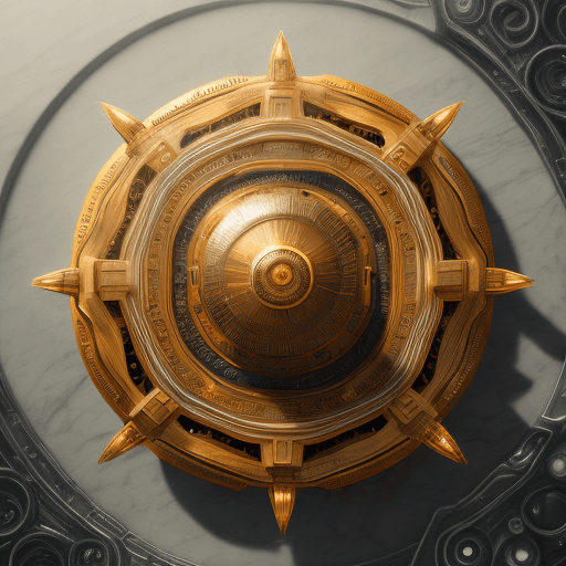 AI generated: huge round close-up intricate artwork . octane render, trending on artstation,t symmetrical artwork....