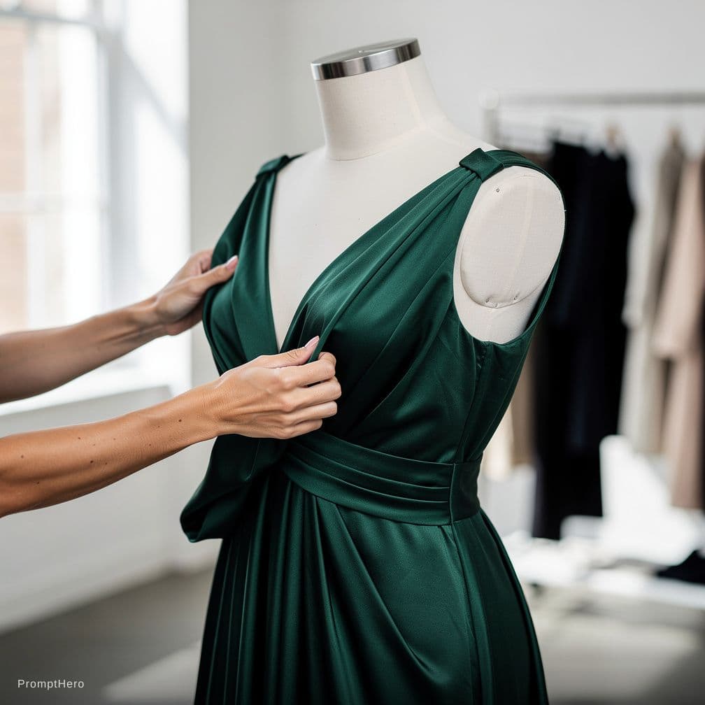 AI generated: Remove dress