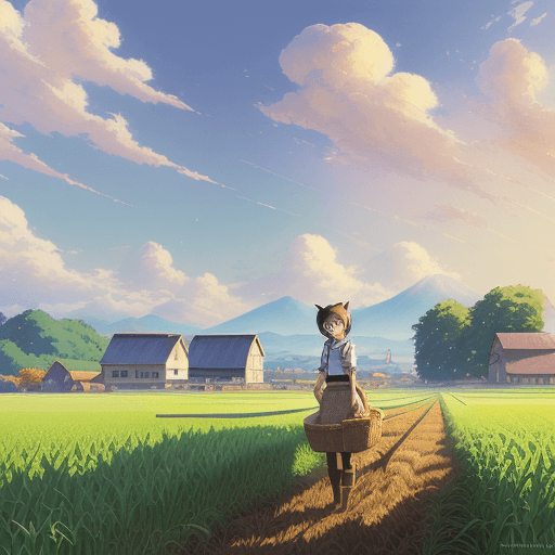 AI generated: masterpiece, mid shot, anime style, highly detailed, concept art, oil painting, gouache, hard brush,...