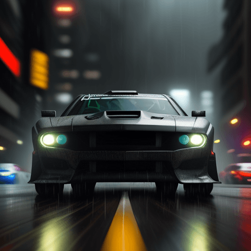 AI generated: Masterpiece, Best Quality Action Movie poster of (supercars, muscle cars and hotrods) racing through...